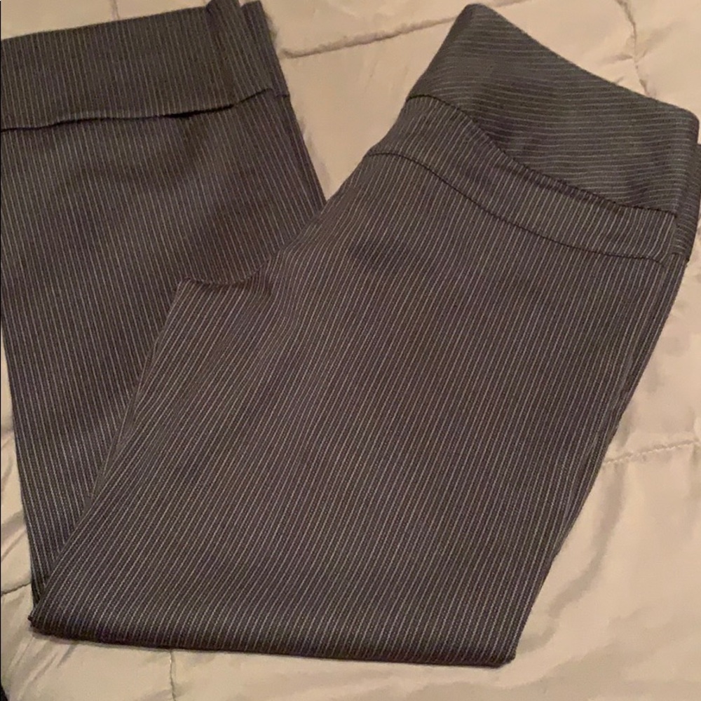 Pinstripe capri